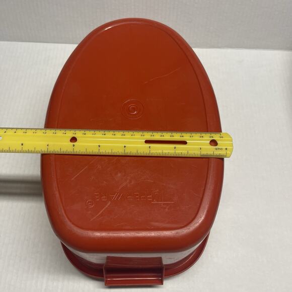 Tupperware Flavor Saver Red Container #487-1 Turkey Ham Chicken Roast - Picture 10 of 16